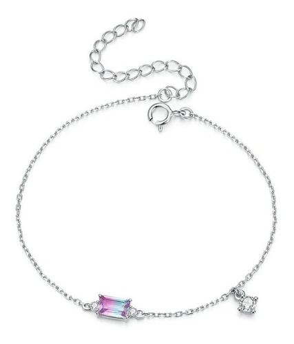 Pulsera Brazalete Turmalina Candy Plata S925 