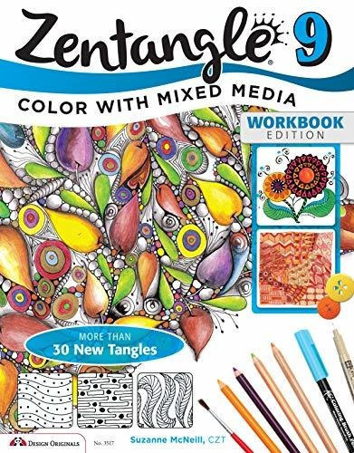 Zentangle 9 : Adding Beautiful Colors With Mixed Media, De Czt Suzanne Mcneill. Editorial Design Originals, Tapa Blanda En Inglés