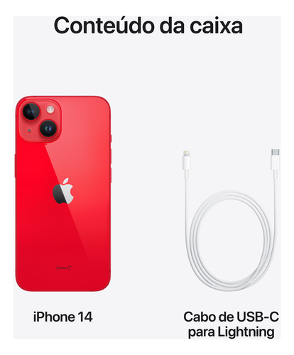 Apple iPhone 14 (128 GB) - (PRODUCT)RED - Excelente (Recondicionado)