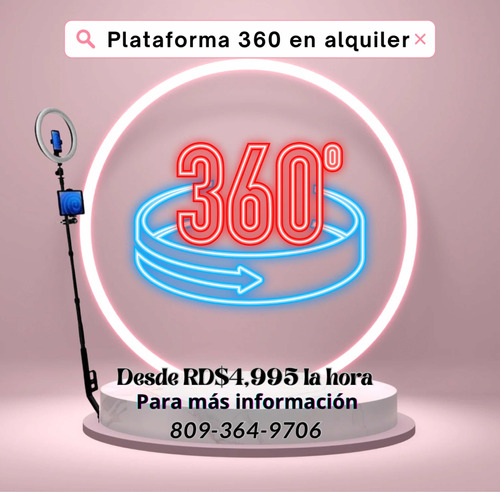 Plataforma 360 En Alquiler