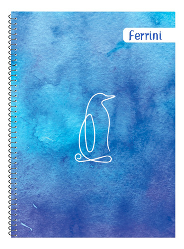 Cuadernos Ferrini A4 Libreta 100h 6 Piezas Espiral Europeo Color C7 - Masculino
