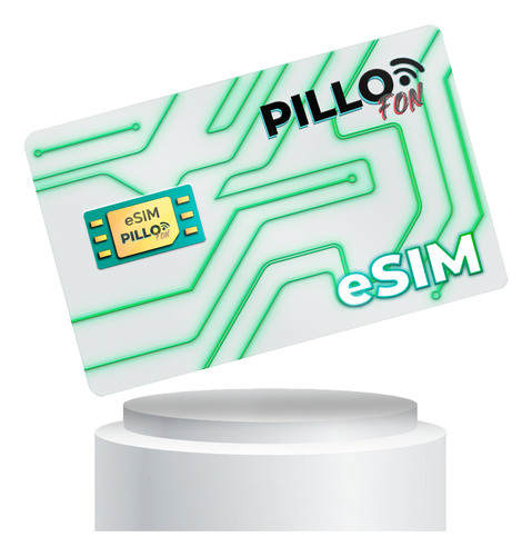 Esim Pillofon Rífate |sim Virtual Prepago +esim Dua+gb+redes Standard