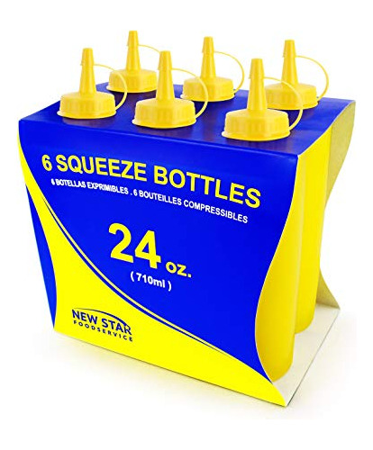 26559 Botellas De Compresión De Plástico 24 Oz Paquet...