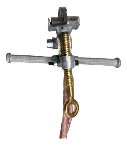 Conjunto Aterramento Trifásico Com Grampos E Cabo Cristal
