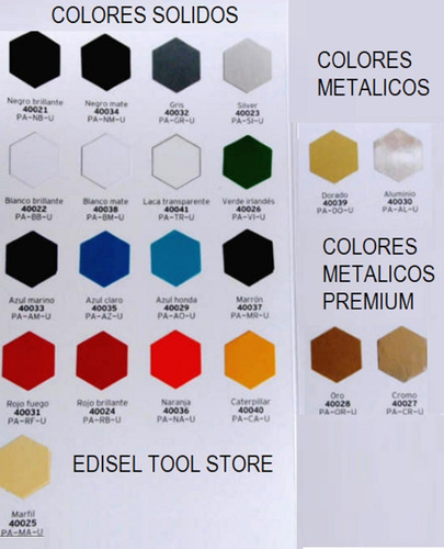 Imagen 2 de 3 de Pintura Spray Colores Sólidos 400 Ml