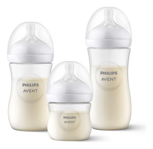 Kit 3 Mamadeiras Pétala Philips Avent 3.0 Anticólica