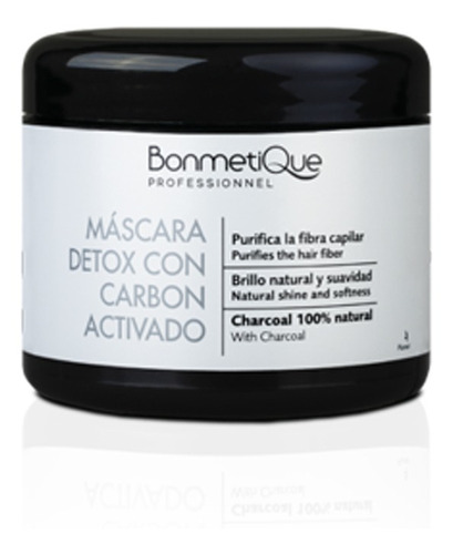 Máscara Detox Con Carbon Activado 300ml Bonmetique