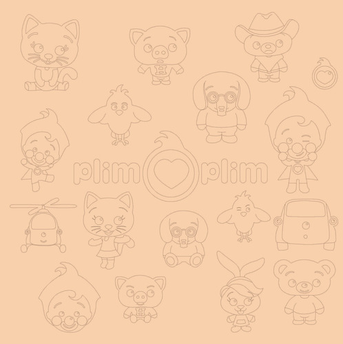 Vectores Plim Plim Personaje Infantil Para Corte Laser