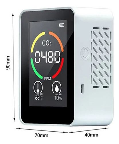 Detector De Aire De Co2 Detector De Dióxido De Carbono Agríc