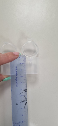 2 Tiras De Potes De Pintura Con Tapa . Puntillismo. 10 Ml