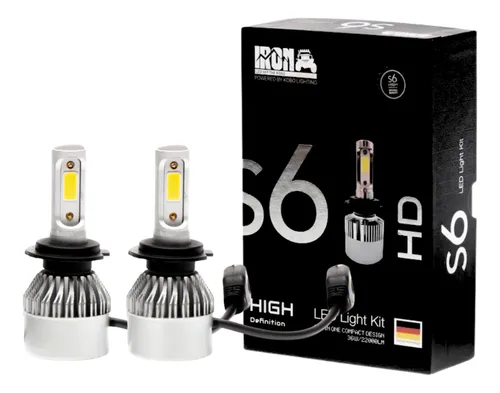 Kit Faros Delanteros Auxiliares Niebla Led S6 Hd Iron Led X2