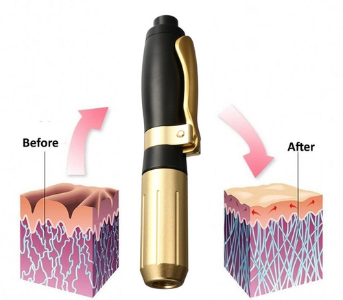Imagen 7 de 10 de Hyaluron Pen Doble Cabezal 0.3 0.5 Inyector Activos S/agujas