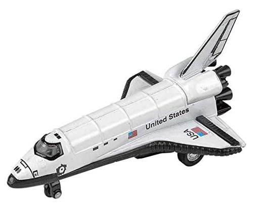 5&#34; Space Shuttle Diecast Pullback Juguete Ee. Uu. Nasa