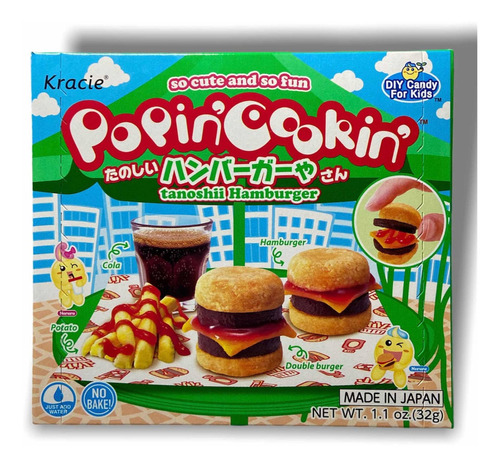 Dulces Japoneses Popin Cookin Kracie Hamburger