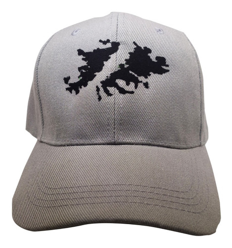 Imagen 5 de 7 de Gorra Islas Malvinas Cap Bordadas Tacticas C/copa Gris Claro