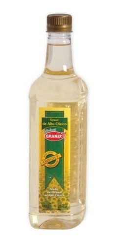Aceite De Puro Girasol Alto Oleico Granix X 750 Ml