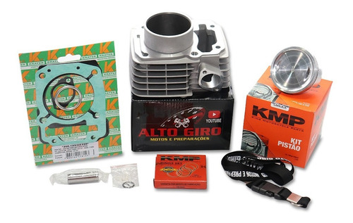 Imagem 2 de 2 de Kit 70mm 220cc Kmp P/titan 150 Bros 150