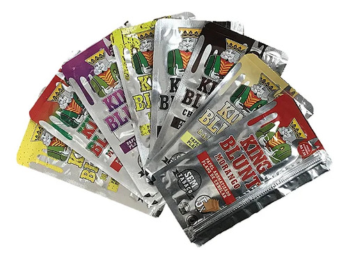 Kit Com 7 King Blunt Mix Vários Sabores - Sortidos