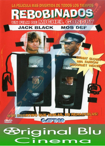 Rebobinados - Jack Black/ Mos Def - Dvd Original - Almagro