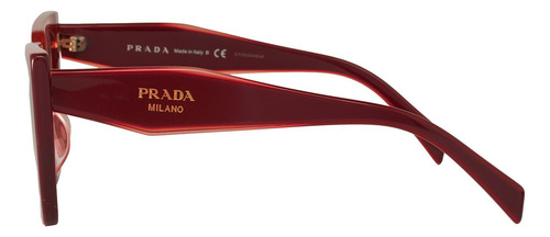 Prada Spr 15w 122-1l0 Rectangle Shape Vino Degradado (Usado)