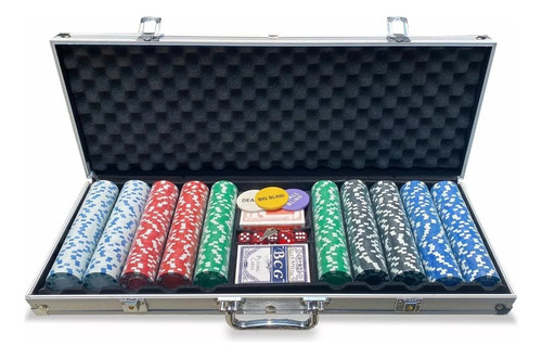 500 Pcs Fichas De Póquer Para Juego De Mesa