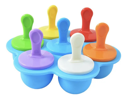 Molde De Silicona For Helado De Colores