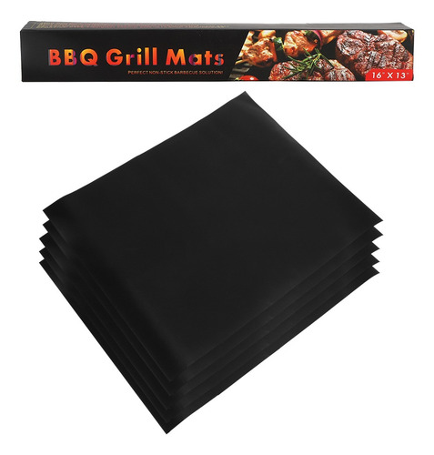 Bbq Mat Reutilizável Fácil De Grill Mat Gás Carvão Funciona