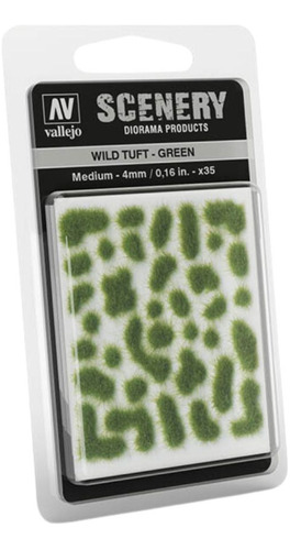 Cenario Vallejo Sc406: Wild Tuft - Green 4mm