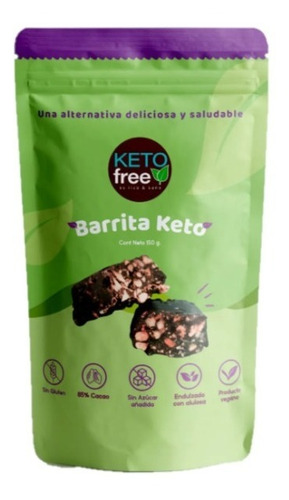 Barrita Keto De Chocolate 85% Cacao 1285 - Ketofree