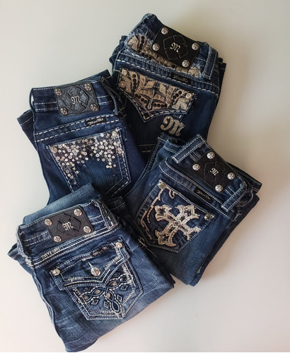 Lote Jeans Miss Me Para Niña Varias Tallas