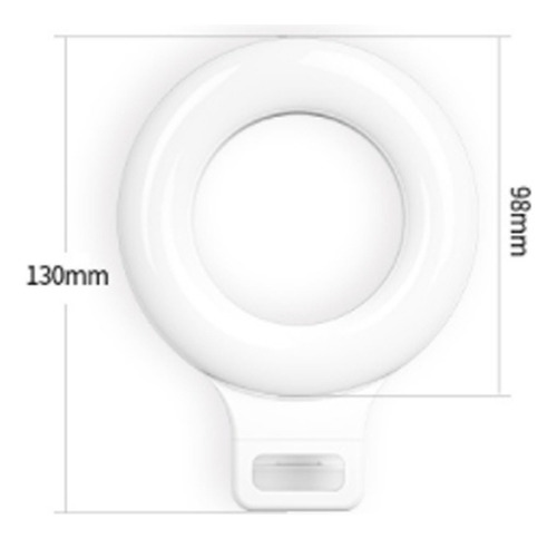 Light Ring For Selfies, Circular Led Light For Phone C