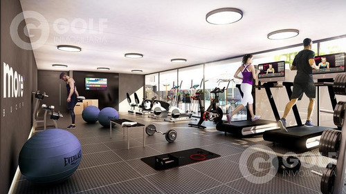 Vendo Apartamento Monoambiente Con Terraza, En Construcción, Ocupación 01/2023, Buceo, Montevideo