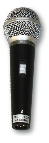 Microfone Profissional Dinâmico Com Fio Ems-580 !!! Cor Preto