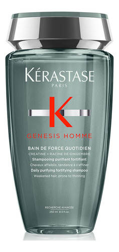 Shampoo Para Hombre Kérastase Anti-caída Bain De Force Quoti