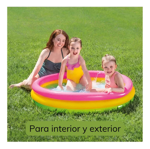 Intex Piscina Inflable Arco Iris 14l Caja 85 X 25 Cm