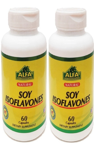 Isoflavonas De Soya Americanas Puras Promo 2 Frascos