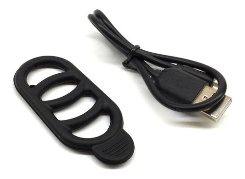 Imagen 3 de 4 de Luz Led Delantera Usb Recargable Bicicleta Van 036