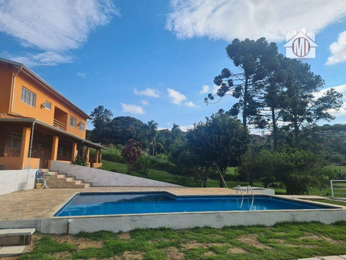 Imagem 2 de 30 de Chácara Com Escritura, Linda Vista, Fácil Acesso, Lago, Piscina, 5 Dormitórios À Venda, 3200 M² Por R$ 1.200.000 - Zona Rural - Pinhalzinho/sp - Ch1214