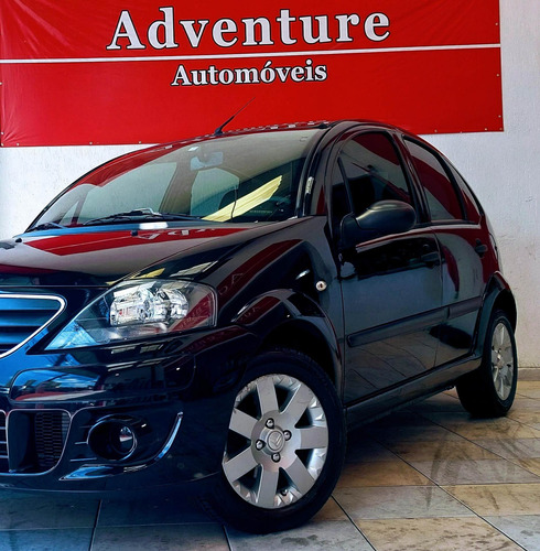 Imagem 4 de 11 de Citroen C3 Glx 1.4 8vano:2012 Preto Flex Completo