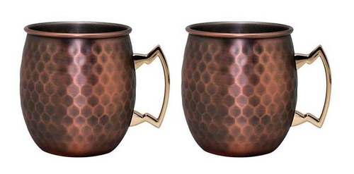 Set 2 Copper Mug Wayu 600ml - Wayu