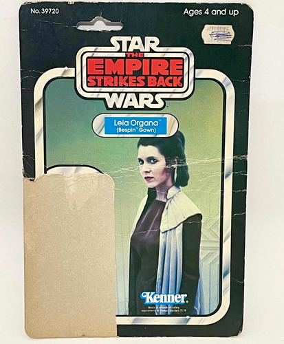 Star Wars Vintage Cartón Leia Organa Bespin  Kenner Original