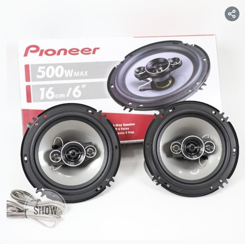 Imagen 3 de 6 de Cornetas Pioneer Redondas 6 Pulgadas Para Las Puertas Carro