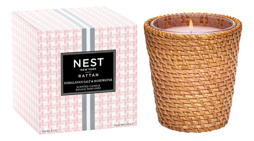 Nest Fragranz Vela Clasica Perfumada Sal Himalaya Agua Rosa