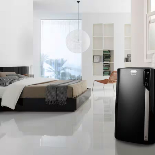 Aire Acondicionado 4 En 1 Portatil 8700 Btu Calenton 30m2 Color Negro