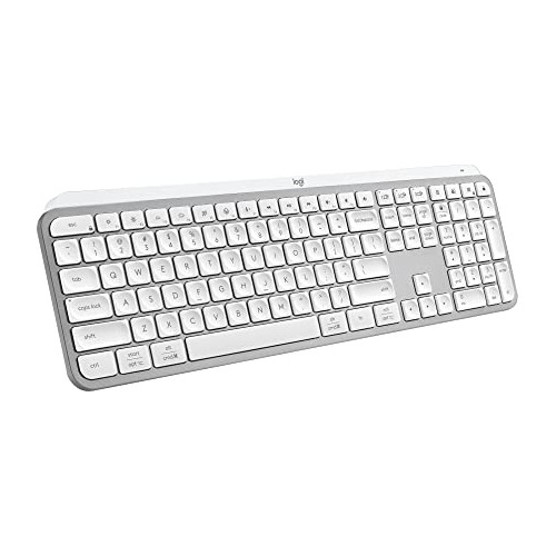 Logitech Mx Keys S Wireless Teclado, Tecleo Bajo Perfil Sile