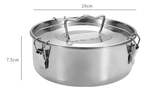 Sartén Para Flan De Acero Inoxidable Para Hacer Flan, Tapa