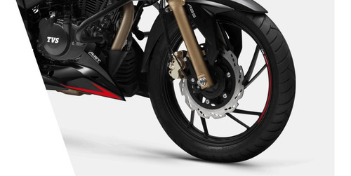 Imagen 9 de 25 de Moto Tvs Rtr 200 Fi 4v Negra Puesta En La Calle! Caba Y Gba
