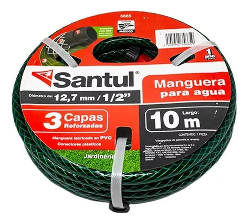 Santul 5665 Manguera Reforzada, 3 Capas, 10 M Oferta