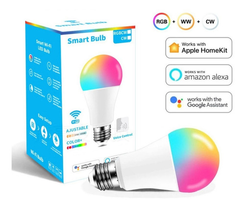 Ampolleta Inteligente Apple Homekit, Alexa & Google Home