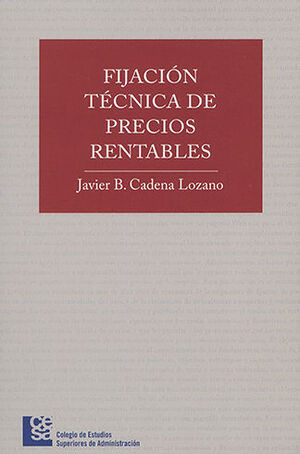 Libro Fijación Técnica De Precios Rentables Original